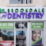 Customized Window Display | Brookdale Dentistry Title: Window Display | Window Graphics