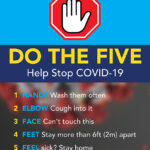 Customized Poster Design | COVID | Do the Five