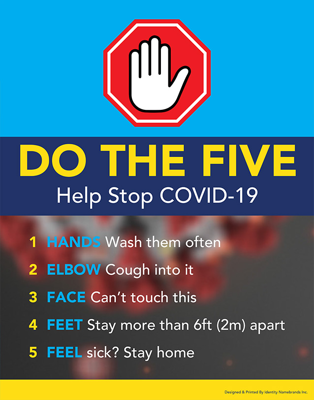 Dental Poster |  Do the Five