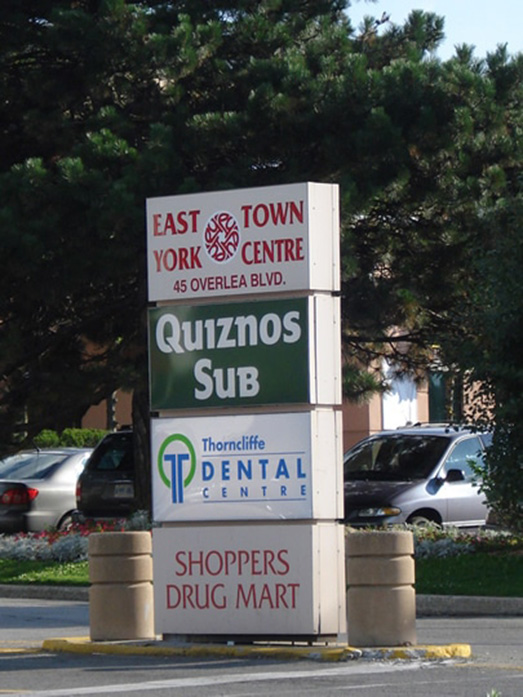 Customized Permanent Signage | Thorncliffe Dental Centre