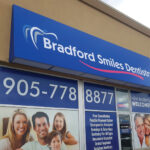 Customized Permanent Signage | Awning | Bradford Smiles Dentistry