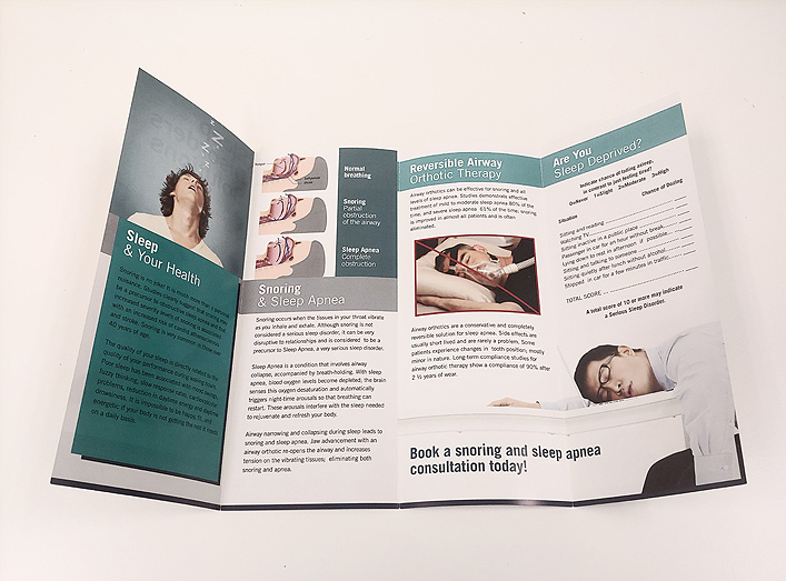 Customized Brochure Design | Version 3 | Sleep Disorders Solutions