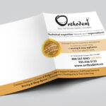 Customized Presentation Folder Design | Orthodent